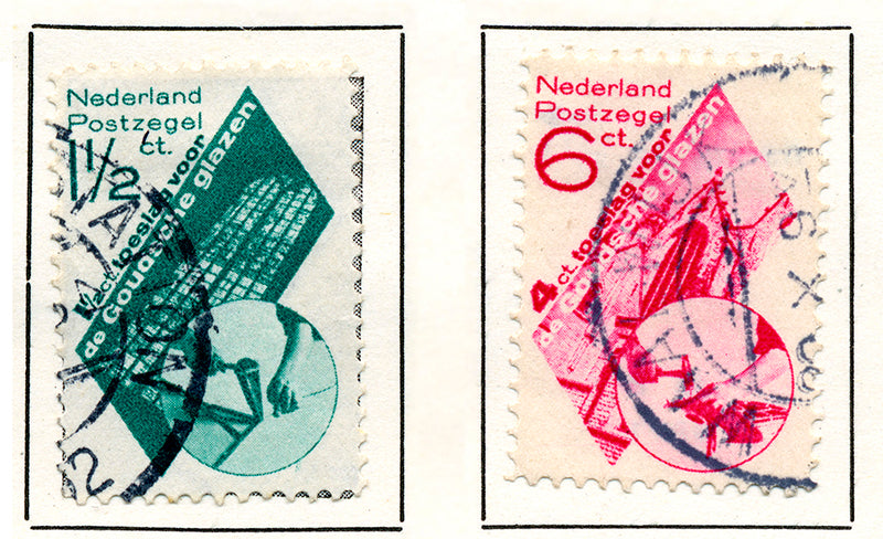 Piet Zwart stamp design 1931