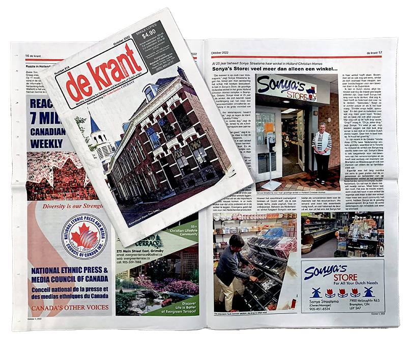 Cover of De Krant October 2022 issue (Photo: Tom Jutte)