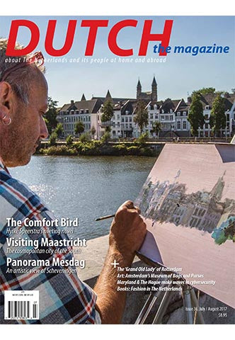 Dutch 2017 07 08 cover with artist's view of Maastricht