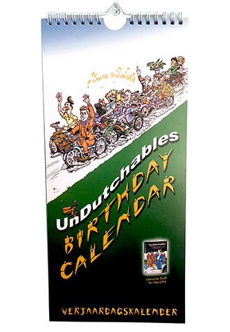 UnDutchables Birthday calendar